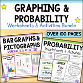 Graphing & Probability Activities Data Management Math Bundle