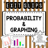 Graphing & Probability Exit Tickets FREE