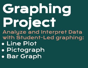 Preview of Graphing Project- collect and interpret data with student designed project