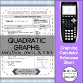 Graphing Quadratic Equations | TI-84 Calculator Reference 