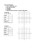 Graphing Quadratic Functions:  Guided Notes, Practice, Qui