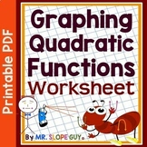 Graphing Quadratics in Standard Form Worksheet
