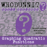 Graphing Quadratic Functions Whodunnit Activity - Printabl