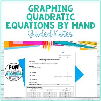 Preview of Graphing Quadratics By Hand Notes