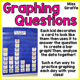 Graphing Questions for Daily Bar Graphing Practice Kinderg