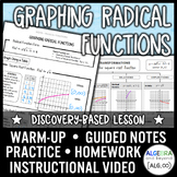 Graphing Radical Functions Lesson | Warm-Up | Guided Notes