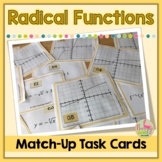 Graphing Radical Functions Match Up Activity