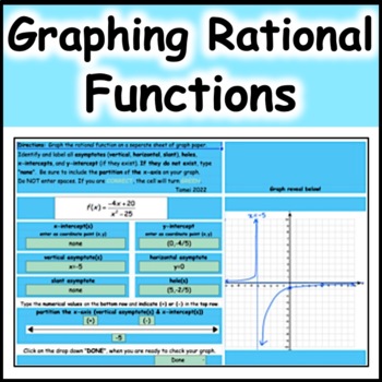 Preview of Graphing Rational Functions