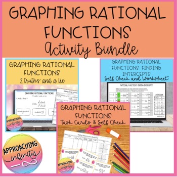 Preview of Graphing Rational Functions Activity Bundle