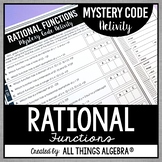 Characteristics of Rational Functions - Mystery Code Activity