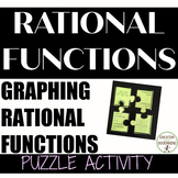 Graphing Rational Functions Activity Puzzle for PreCalculus