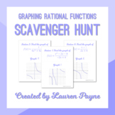 Graphing Rational Functions Scavenger Hunt