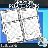 Graphing Relationships Task Cards Math Activity TEKS 6.4a 