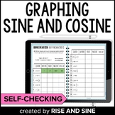 Graphing Sine and Cosine Self-Checking Digital Worksheet