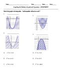 Graphing Solutions of Quadratic Inequalities Worksheet