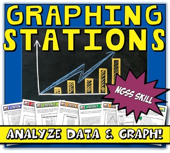 Preview of Graphing Stations: Middle School Science NGSS Aligned Graphing Activities