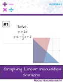 Graphing System of Inequalities Stations