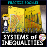 Graphing Systems of Inequalities Practice Foldable Booklet