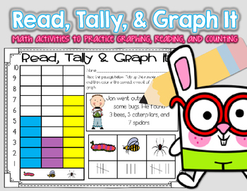 Preview of Graphing, Tally Marks & Counting (Common Core)