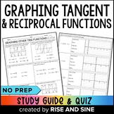 Graphing Tangent and Reciprocal Functions Review and Quiz