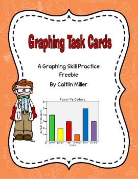 Preview of Graphing Task Card Freebie