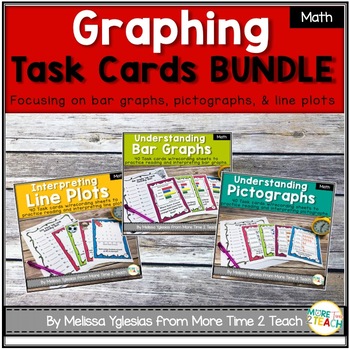 Preview of Graphing Task Cards Bundle