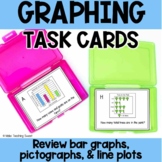 Graphing Task Cards - Interpreting Bar Graphs, Picture Gra