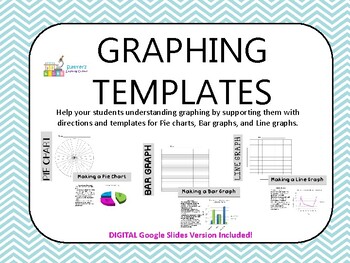 Preview of Graphing Templates and Student Friendly Directions (Distance Learning)
