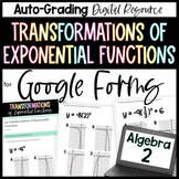 Graphing Transformations of Exponential Functions - Algebr