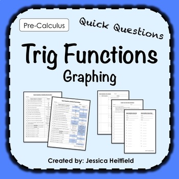 Preview of Graphing Trig Functions Activity: Fix Common Mistakes!