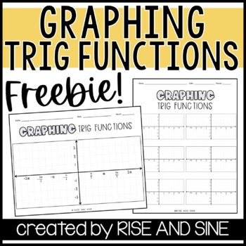 Preview of Graphing Trig Functions Worksheet