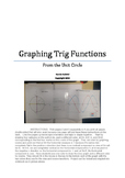 Graphing Trig Functions from the Unit Circle Poster Activity