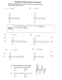 Graphing Trigonometric Functions Amplitude and Periods Cos