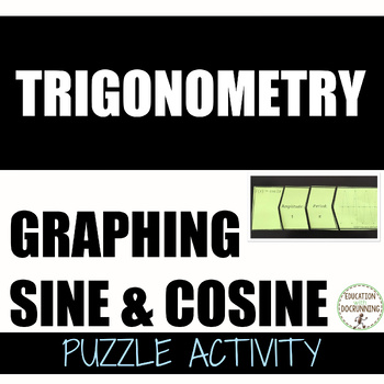 Preview of Graphing Trigonometric Functions Activity Sine and Cosine Puzzle