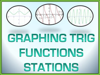 Preview of Graphing Trigonometric Functions Stations