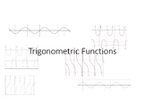 Graphing Trigonometric Functions Word Wall