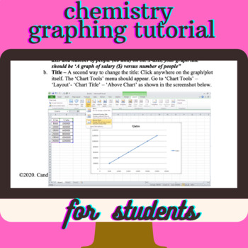 Preview of Graphing Tutorial for Chemistry Labs (in Excel) For Students