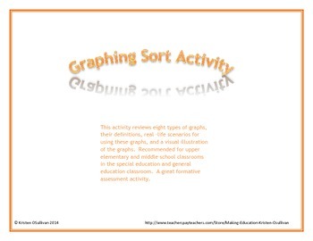 Preview of Graphing Types Activity Sort