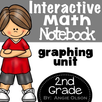 Preview of Graphing Second Grade Math Notebook