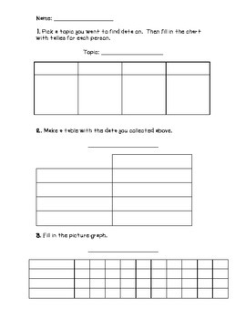 Graphing Worksheet by Teaching with Mrs J | Teachers Pay Teachers