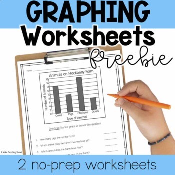 Preview of Graphing Worksheets - Interpreting Bar Graphs and Picture Graphs - Freebie!