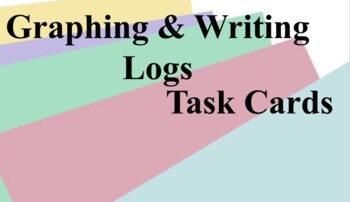 Preview of Graphing & Writing Logarithms Task Cards