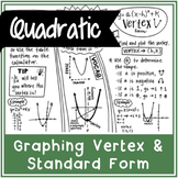 Graphing a Quadratic Function (Vertex and Standard Form) |