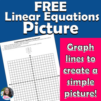 FREE Graphing Linear Equations Picture Activity