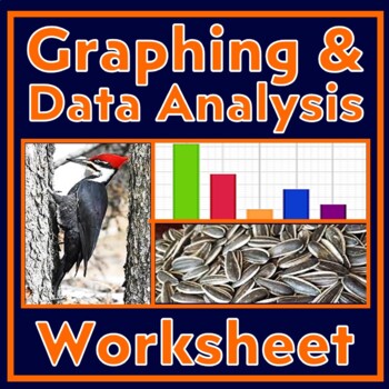 Preview of Graphing and Analyzing Data Activity with Scientific Method (Woodpeckers)
