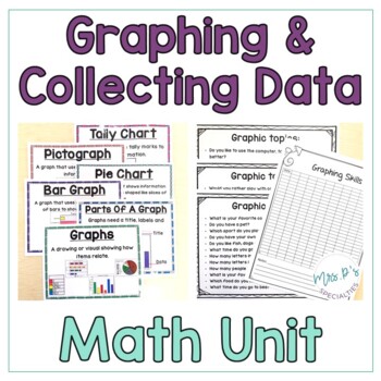 Preview of Graphing and Collecting Data  (Special Education Math Unit)