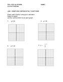 Pre-Calc:  Graphing and Comparing Exponential & Logarithmi