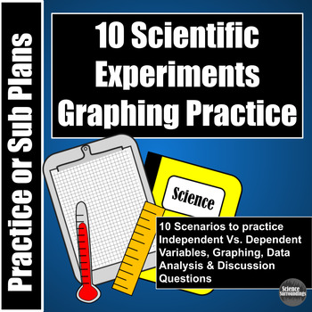 Preview of Science Graphing and Data Analysis Practice: Graph Scientific Method