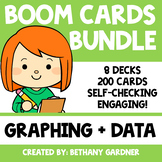 Graphing and Data BUNDLE - Boom Cards - Distance Learning
