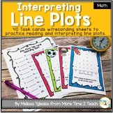 Graphing and Data: Line Plots Task Cards